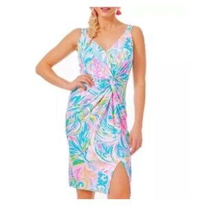 Lilly Pulitzer Ricci Dress Carnivale Coral Sz 4 NWT Resort Occasion